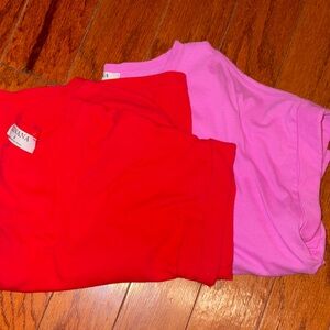 Zenana Outfitters Red and Pink Tops